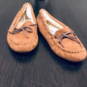 Premium Comfort Suede Faux Fur Lined Moccasins